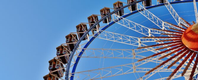Riesenrad fahren