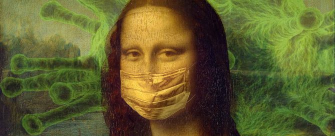 Mona Lisa Covid19 Maske
