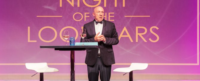 LOOP Gala Frankfurt 2021, Night of the Loopstars, mit Moderator Hans Gesk